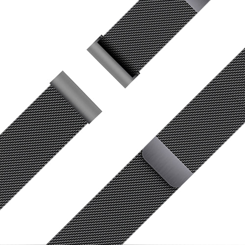 Bandz Bracelet milanais 'Loop' Garmin Forerunner 70 (noir)