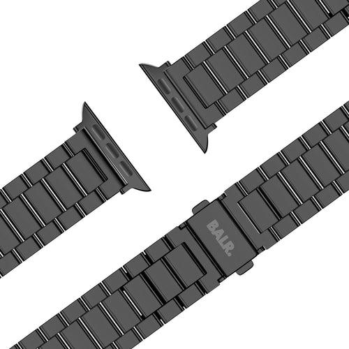 BALR Bracelet acier Apple Watch Ultra (noir)