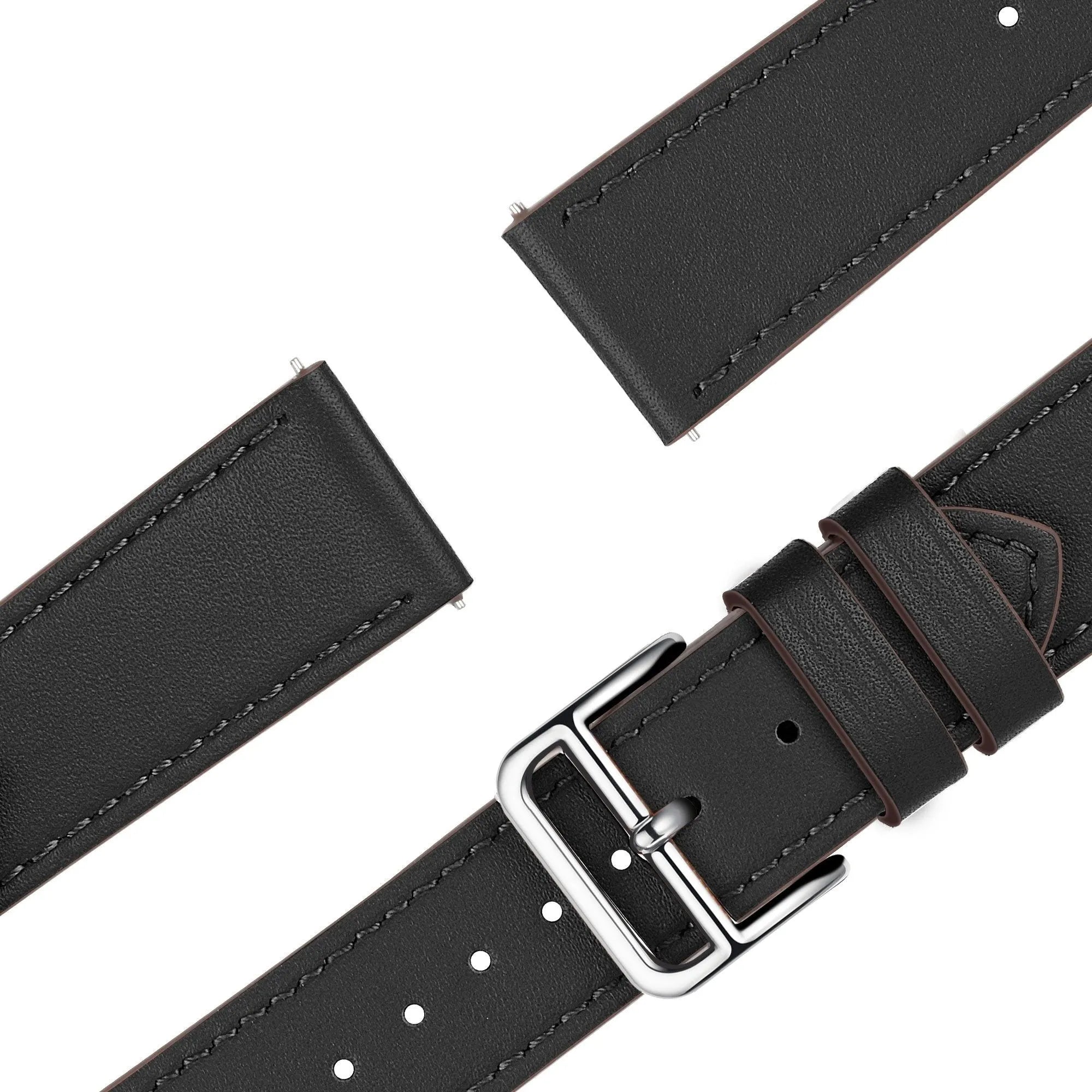 Bandz Bracelet cuir 'Deluxe' ICE Smart 3.0 Rectangular 1.78 (noir)