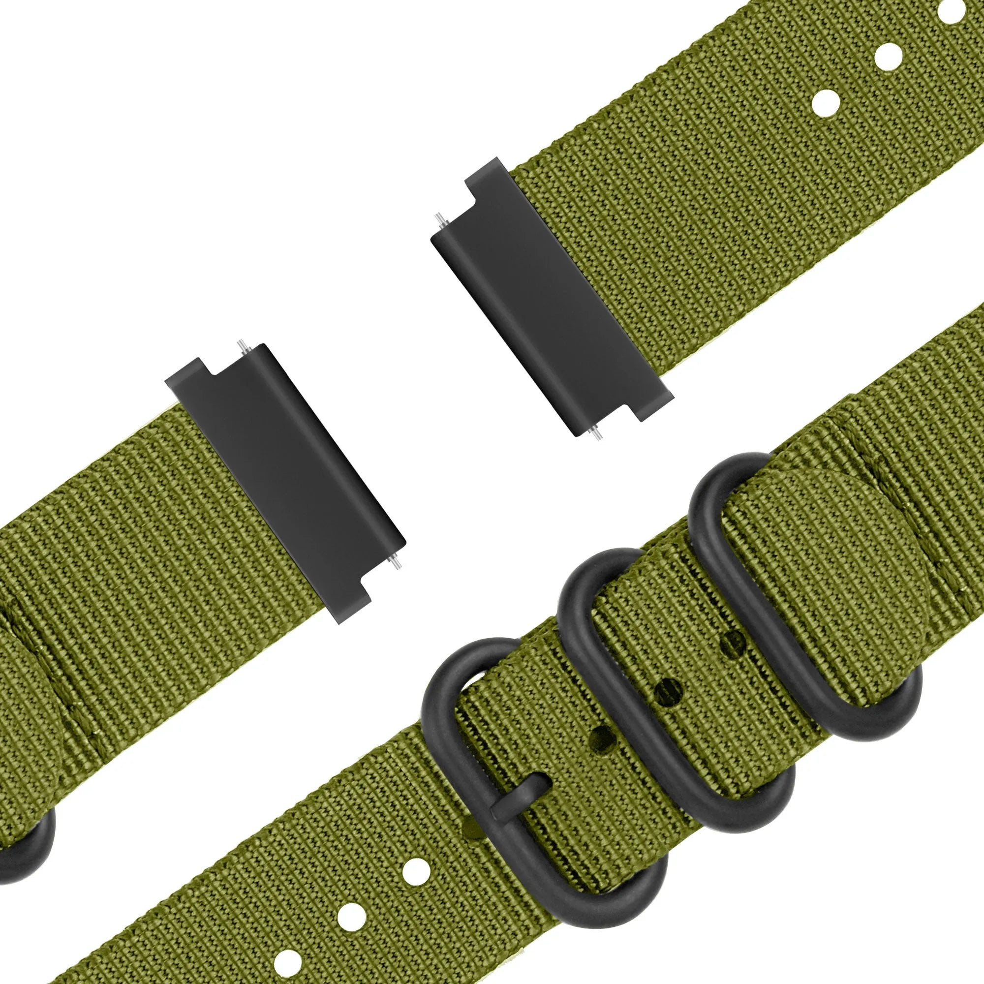 Bandz Bracelet nylon avec boucle OnePlus Watch 3 (vert)