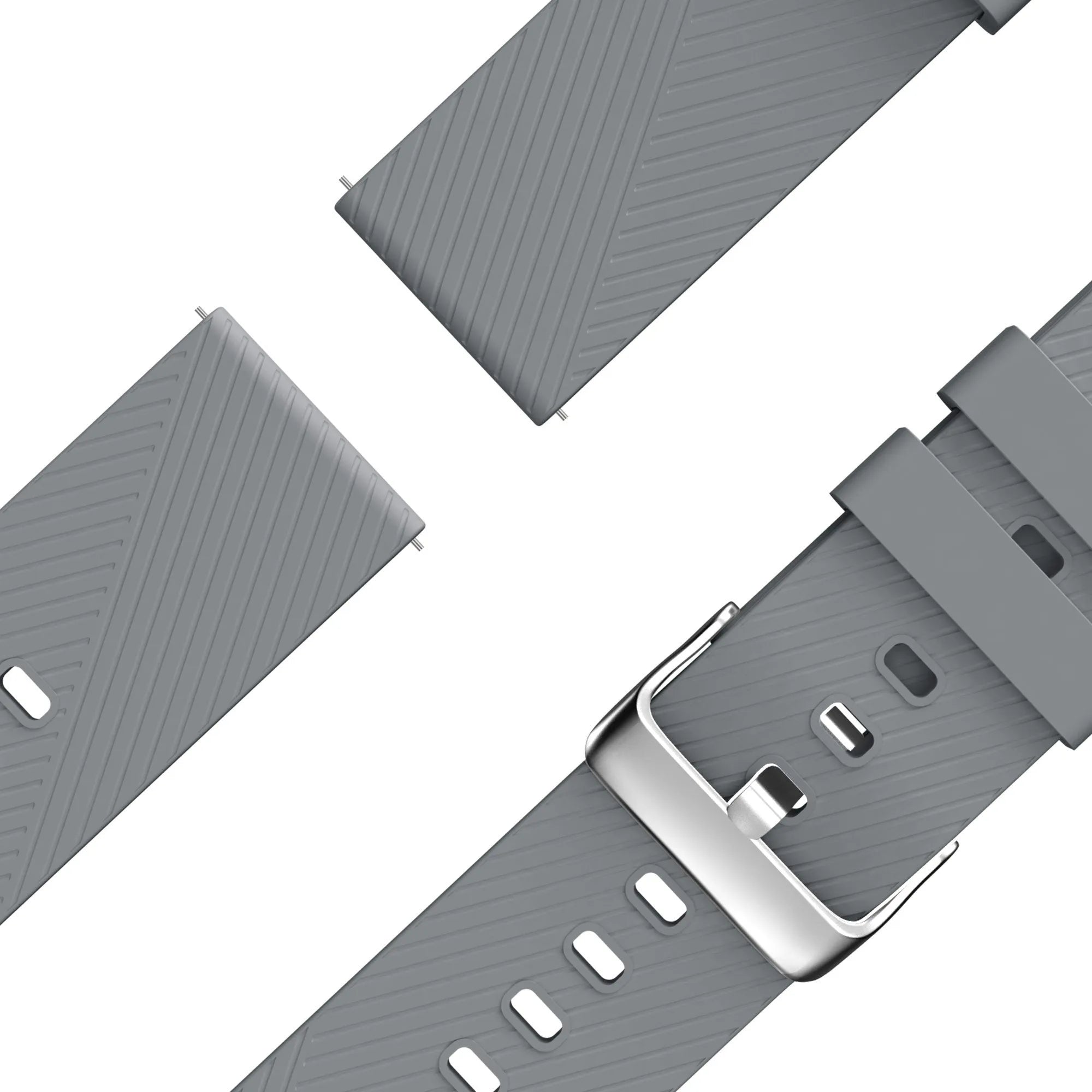 Bandz Bracelet silicone 'Deluxe' Suunto 9 Peak Pro (gris)
