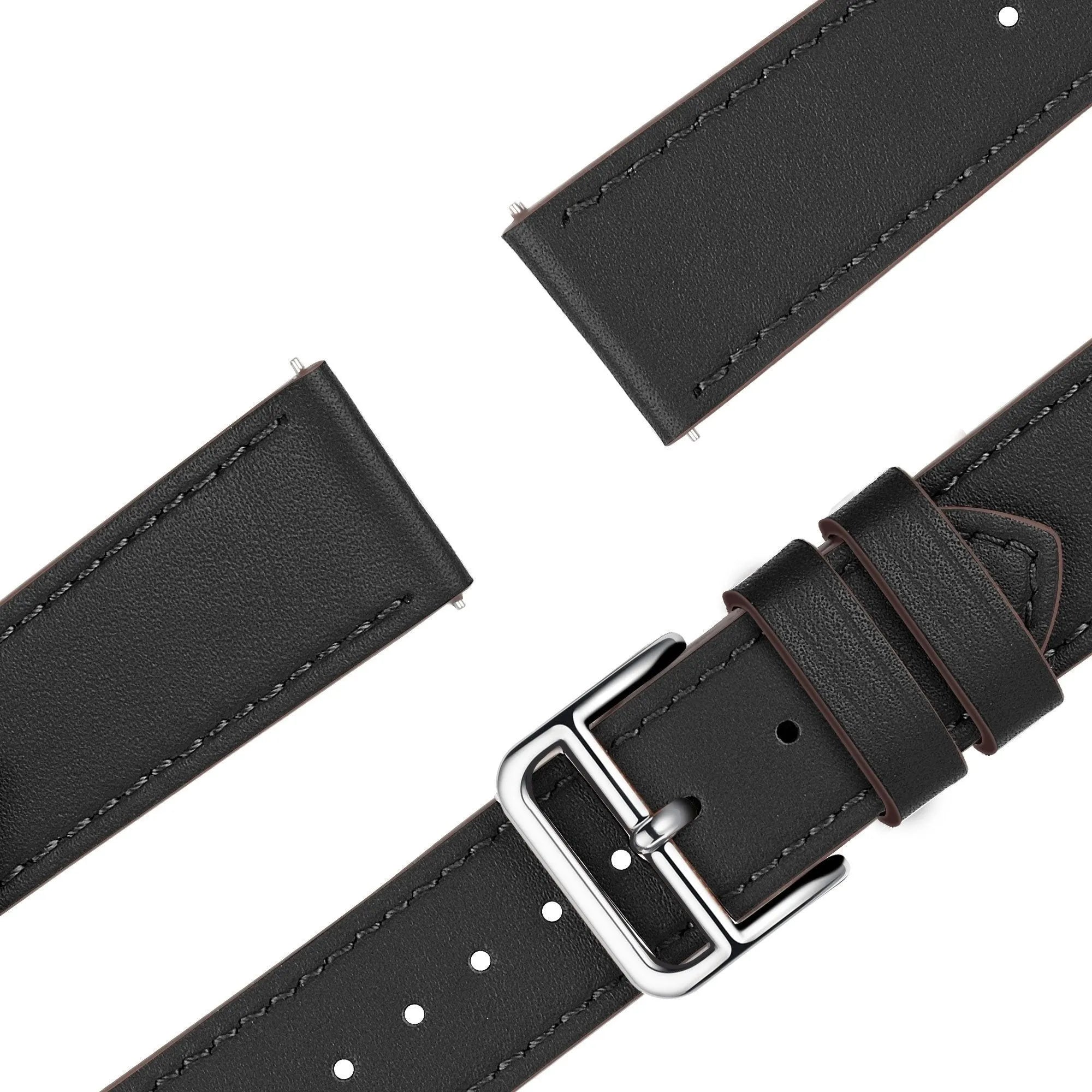 Bandz Bracelet cuir 'Deluxe' Suunto 5 Peak (noir)
