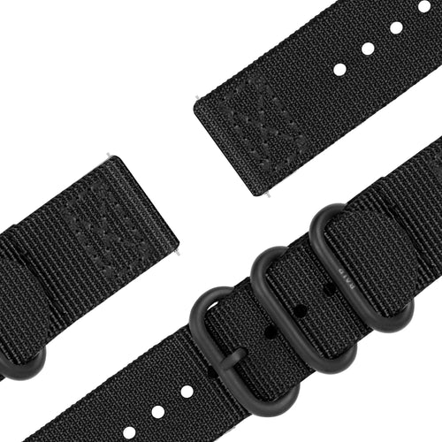BALR Bracelet nylon avec boucle Huawei Watch GT 3 Pro 46mm (noir)