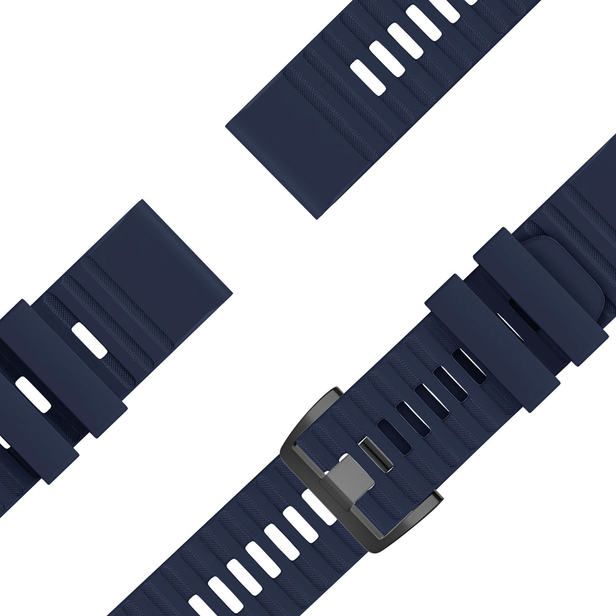 Bracelet silicone avec boucle Garmin Fenix 8 Pro - 47mm (bleu foncé)