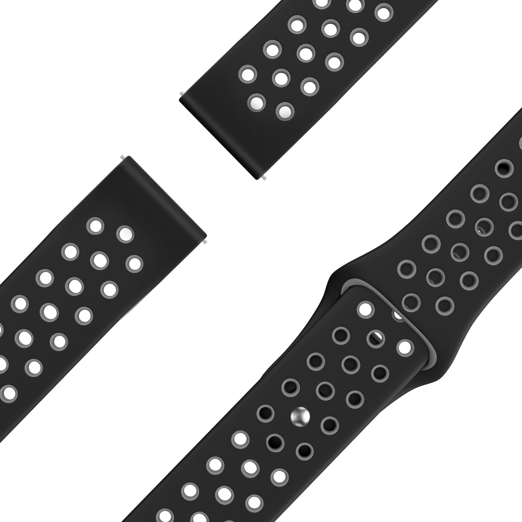 Bandz Bracelet sport 'Deluxe' CMF Watch Pro 3 (noir/gris)