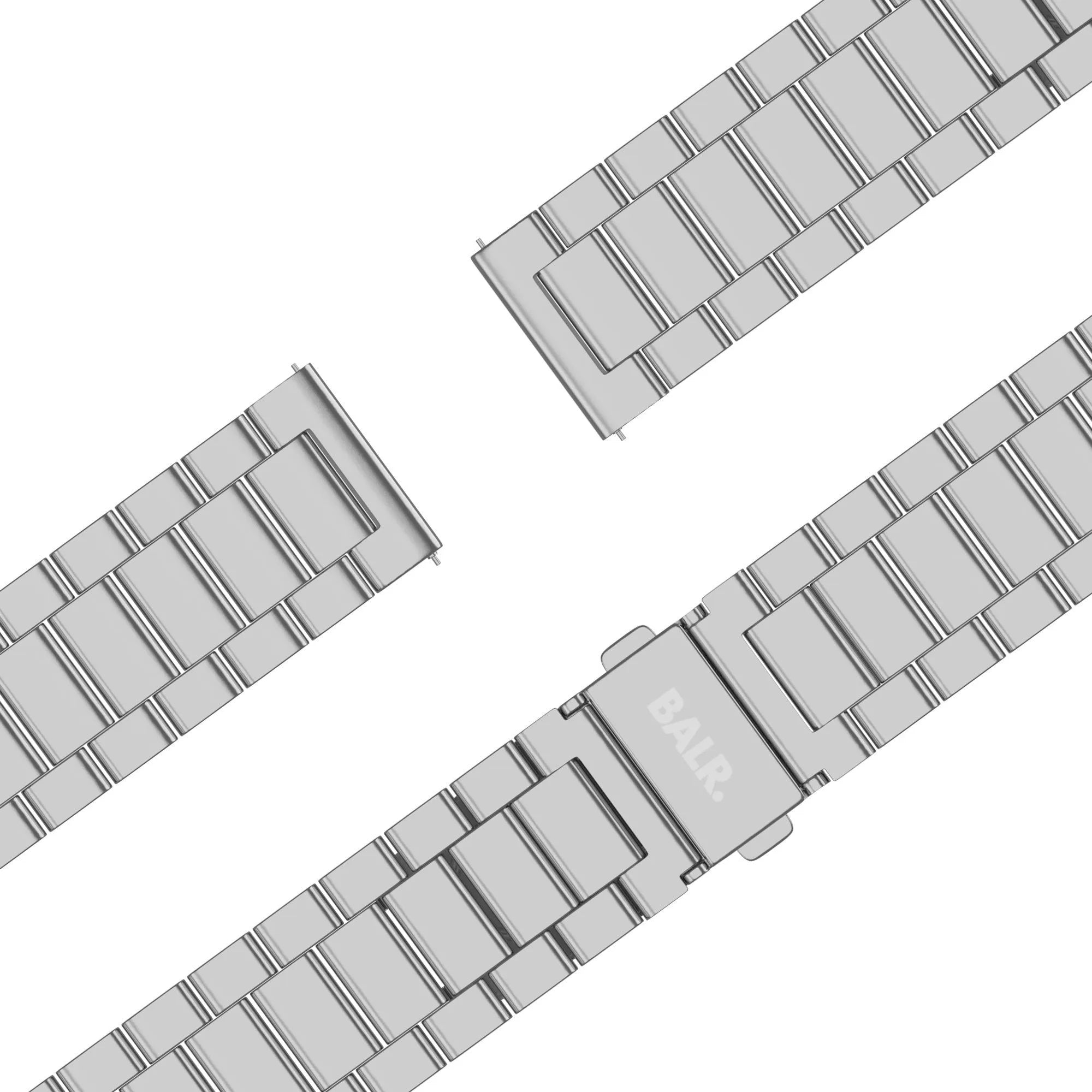 BALR Polar Ignite 2 Steel Link Strap (Silver)