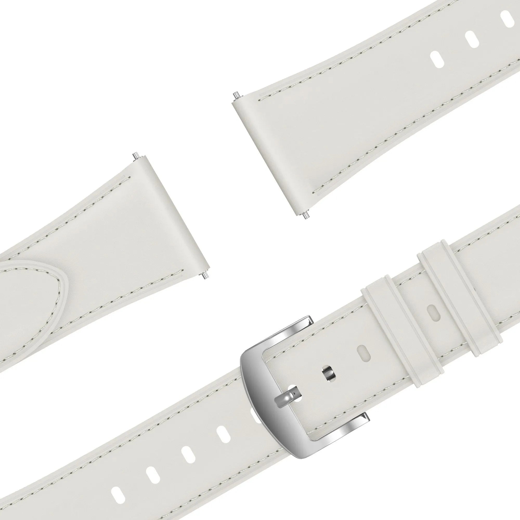 Bandz Bracelet cuir 'Easy Fit' ICE Smart SQ 2.0 Square 1.70 (blanc)