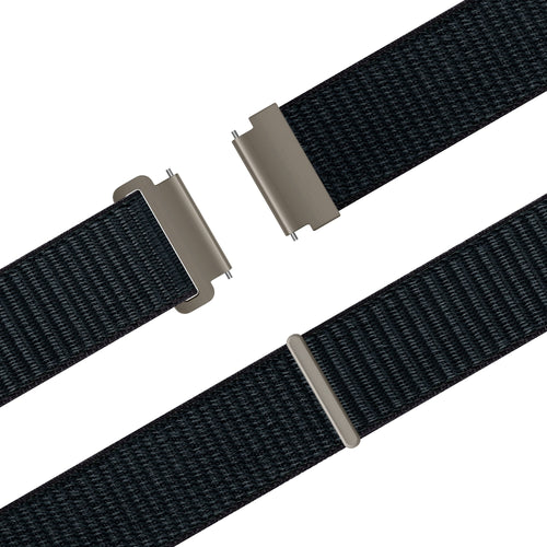 Bandz Huawei Watch 4 (Pro) Nylon Strap 'Easy Fit' (Greyblue)