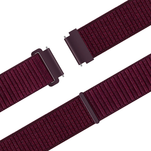 Bandz Huawei Watch GT 3 42mm Nylon Strap 'Easy Fit' (Plum)