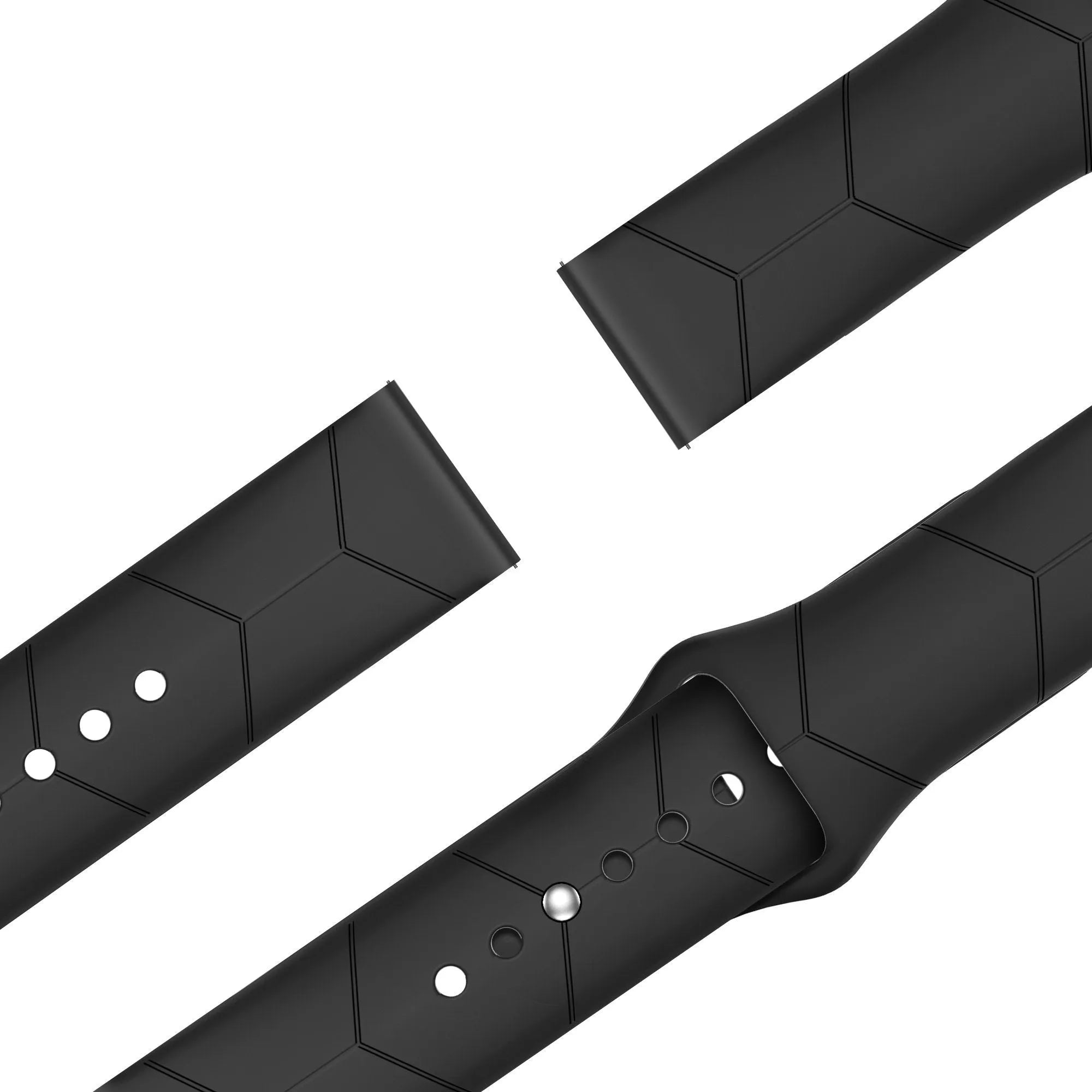 BALR. Suunto Run Hexagon Sport Strap (Black)