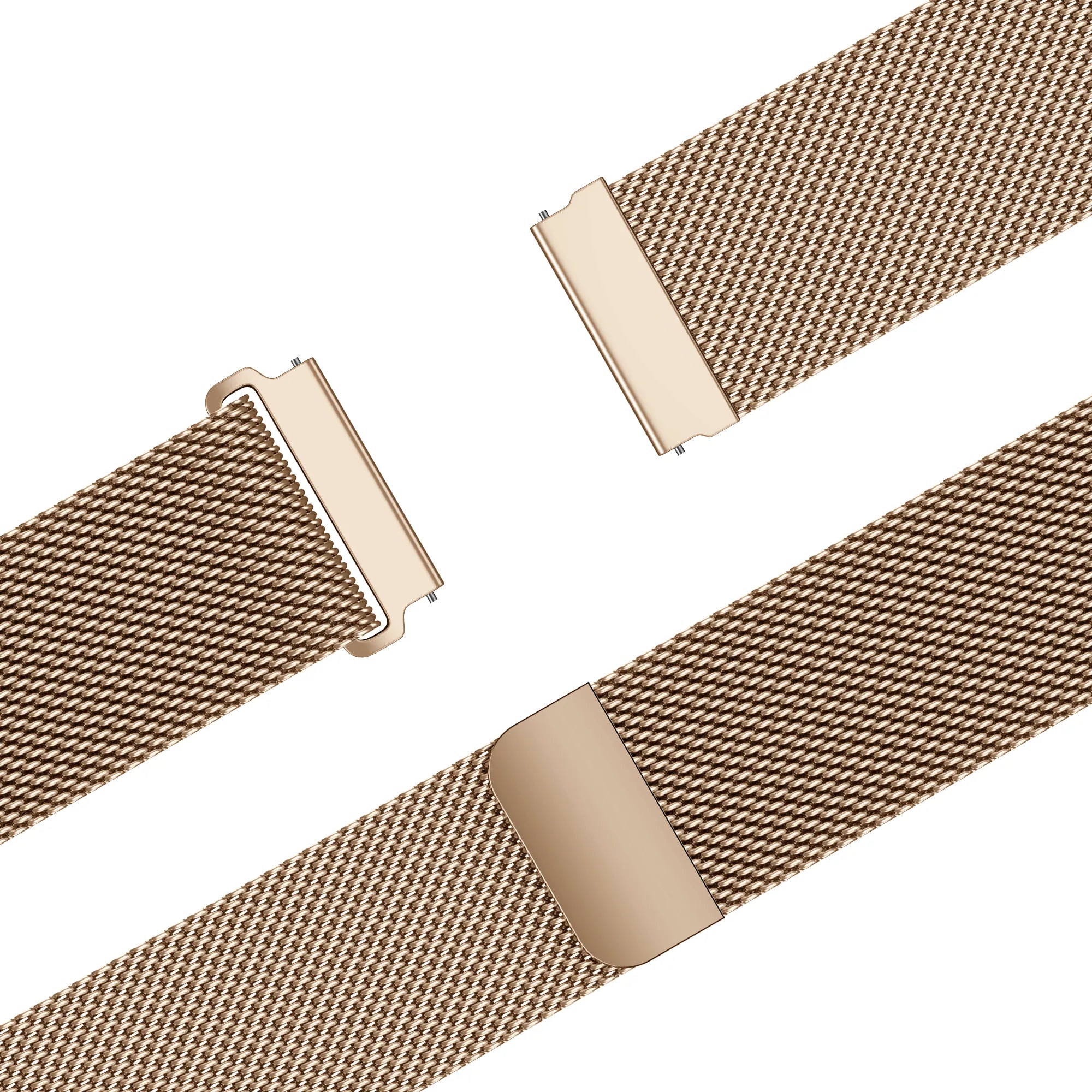 Bandz Bracelet milanais 'Easy Fit' Stahlgear Luna (or rose)