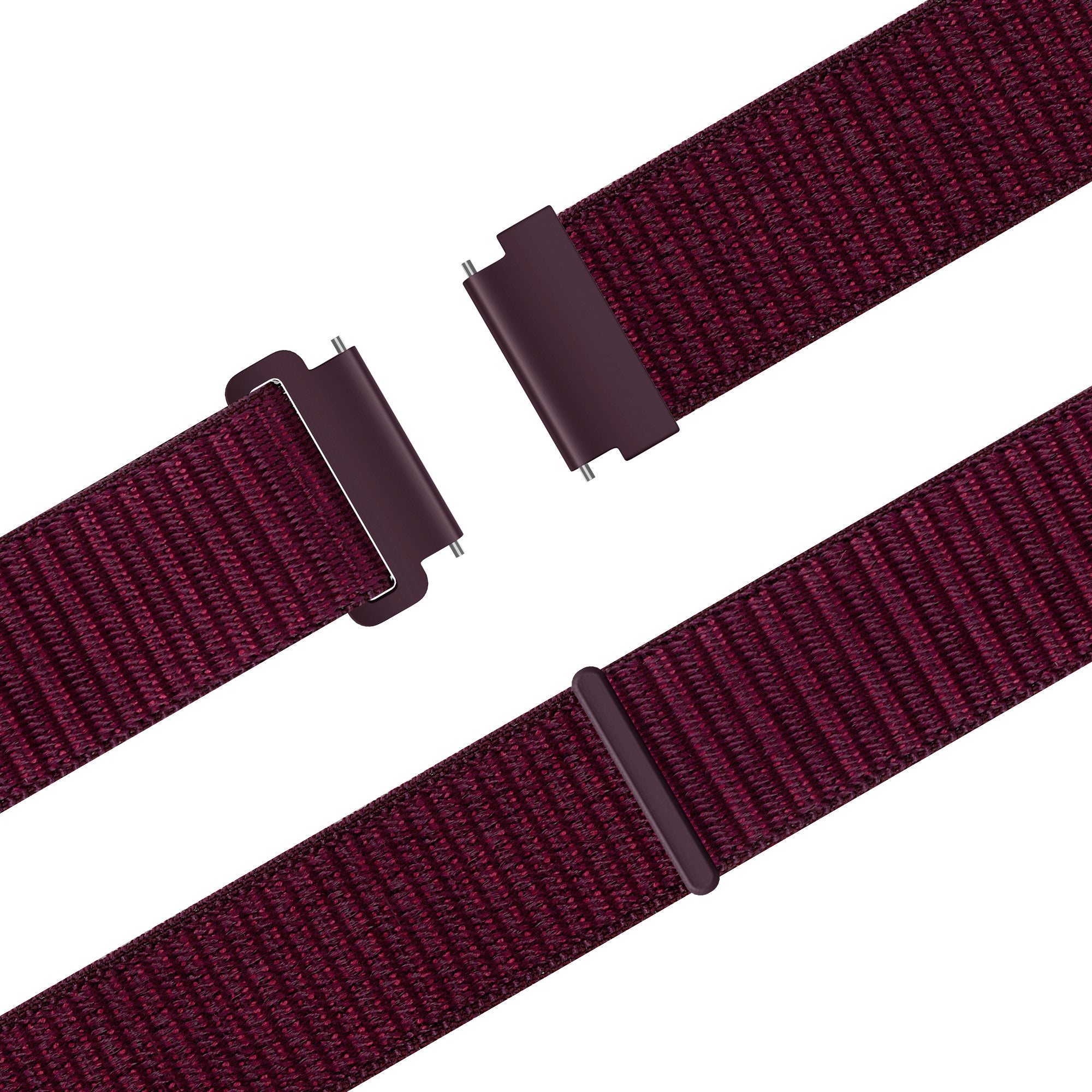 Bandz Bracelet nylon 'Easy Fit' Huawei Watch GT 5 Pro - 42mm (prune)