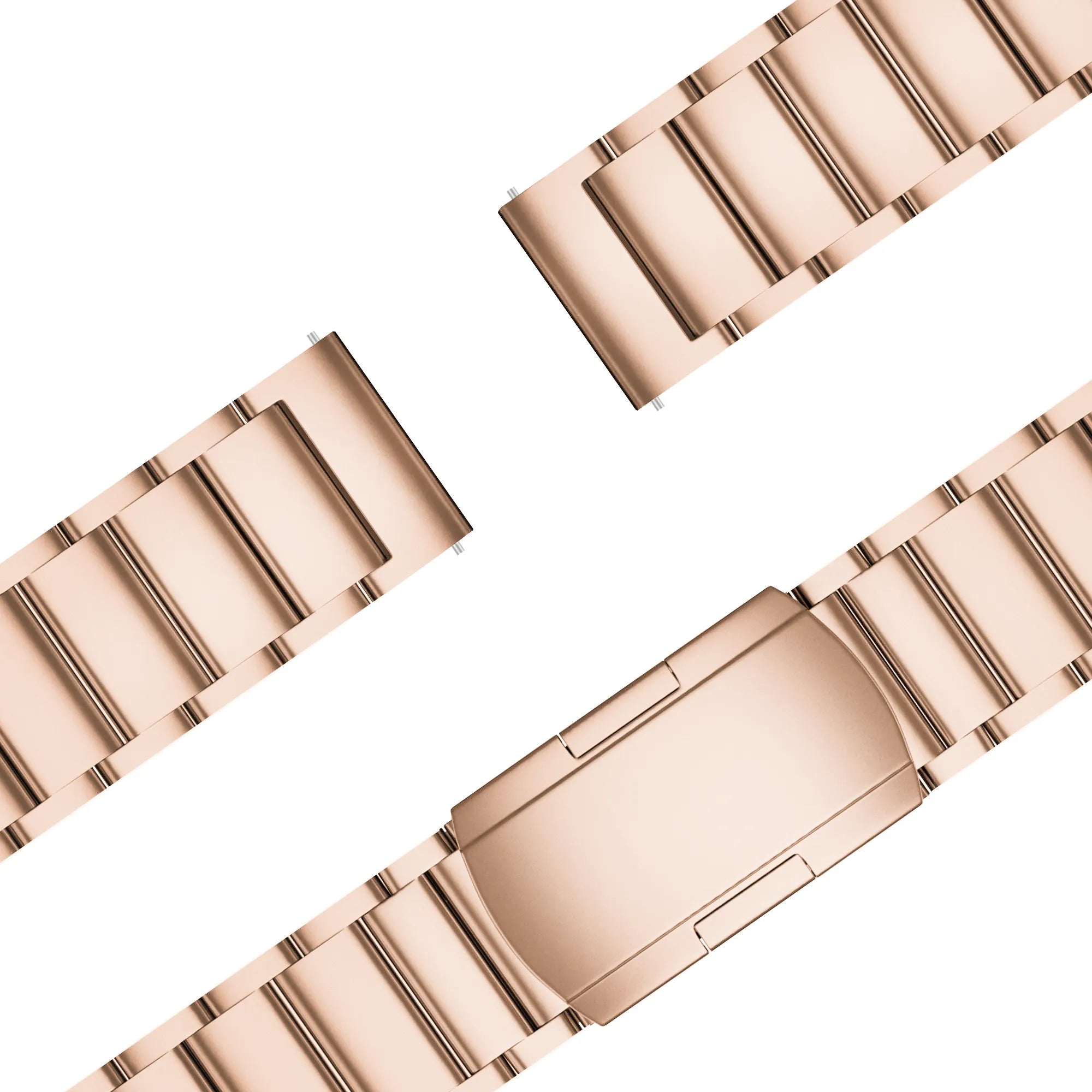 Bandz Bracelet titane Garmin Forerunner 570 - 42mm (or rose)