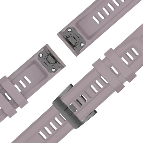 Bandz Garmin Instinct E - 45mm Silicone Strap 'Classic' (Lavender Grey)