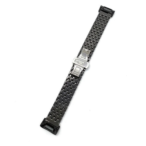 Steel Dragon Strap, black, laid flat, joined, 45° top view