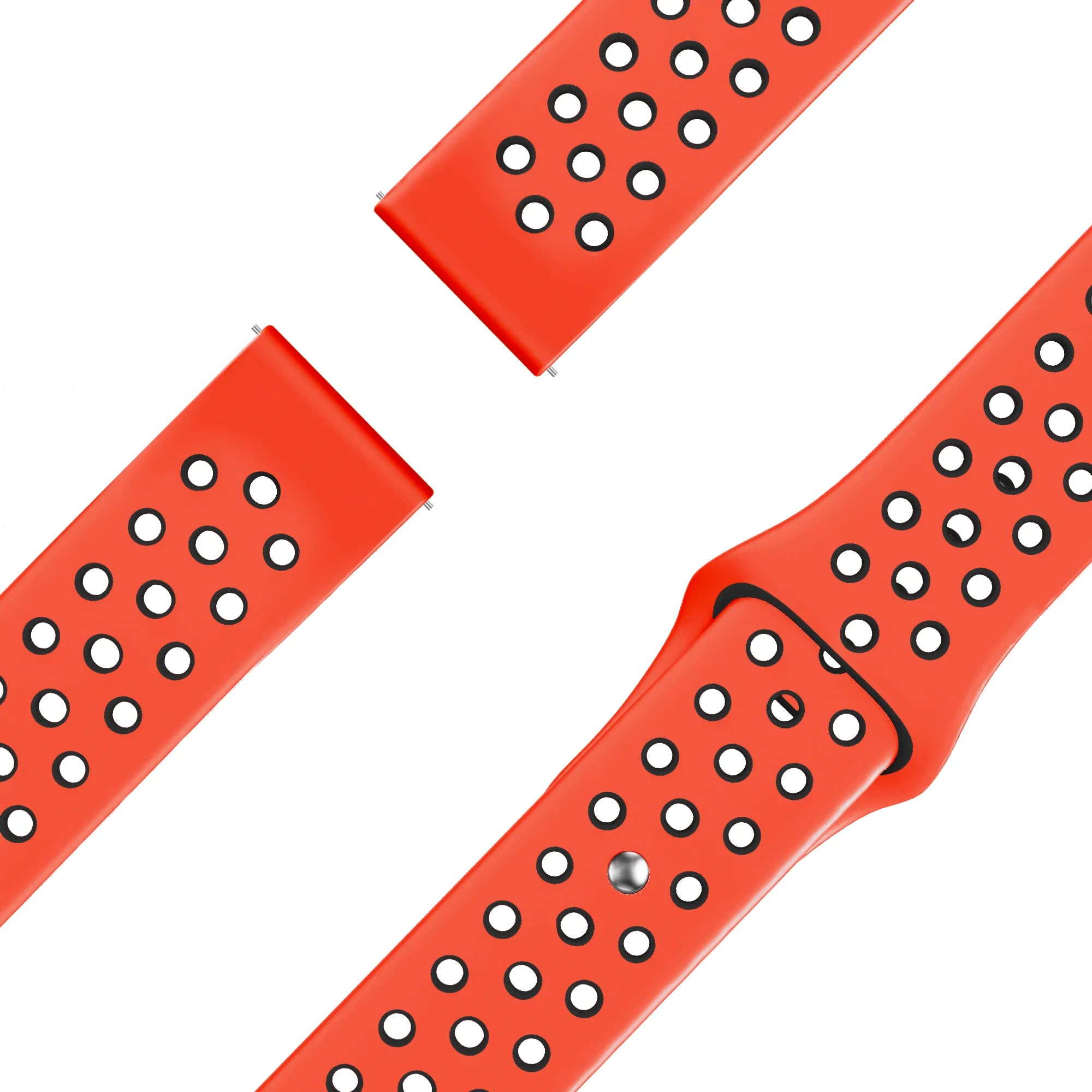 Bandz Garmin Forerunner 570 - 47mm Sport Strap 'Deluxe' (Red/Black)