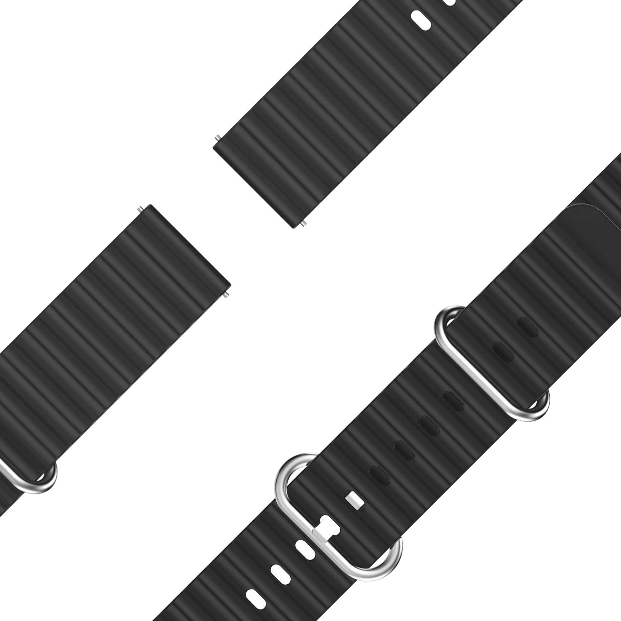 Bandz Garmin Vivomove Style Ocean Strap 'Classic' (Black)