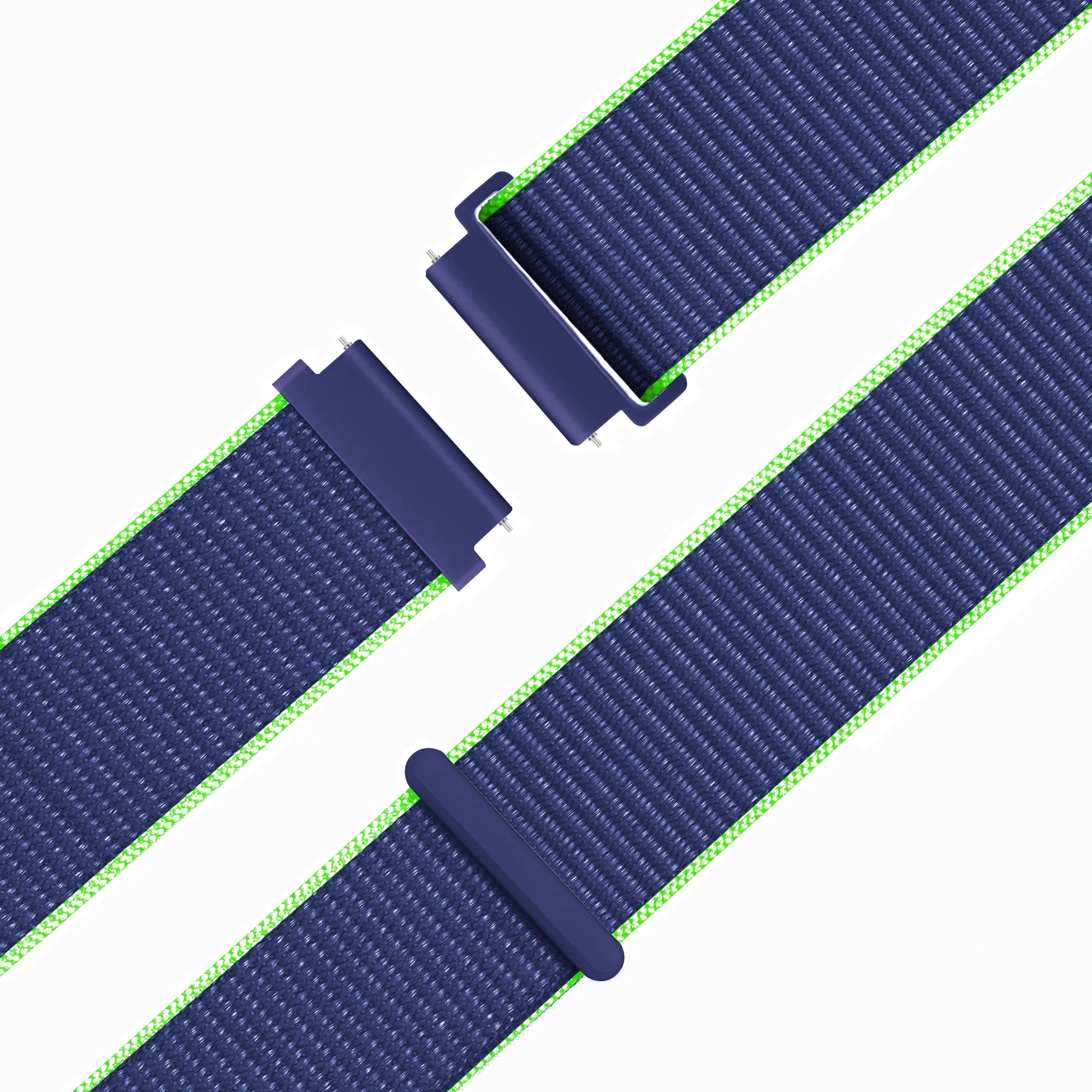 Bandz Bracelet nylon Garmin Forerunner 265s (bleu/lime)
