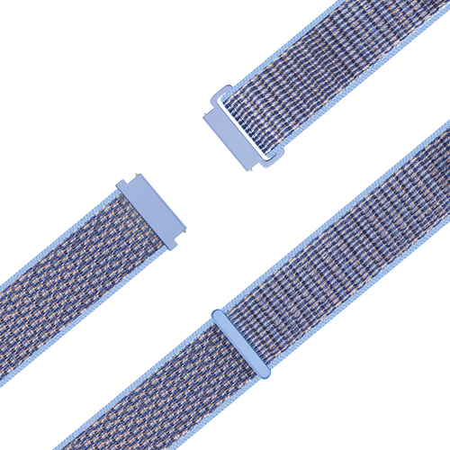 Bandz Bracelet nylon à boucle Garmin Forerunner 170 (bleu azur)