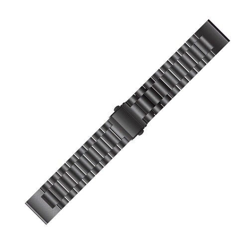 Steel Strap, black, laid flat, joined, 45° top view