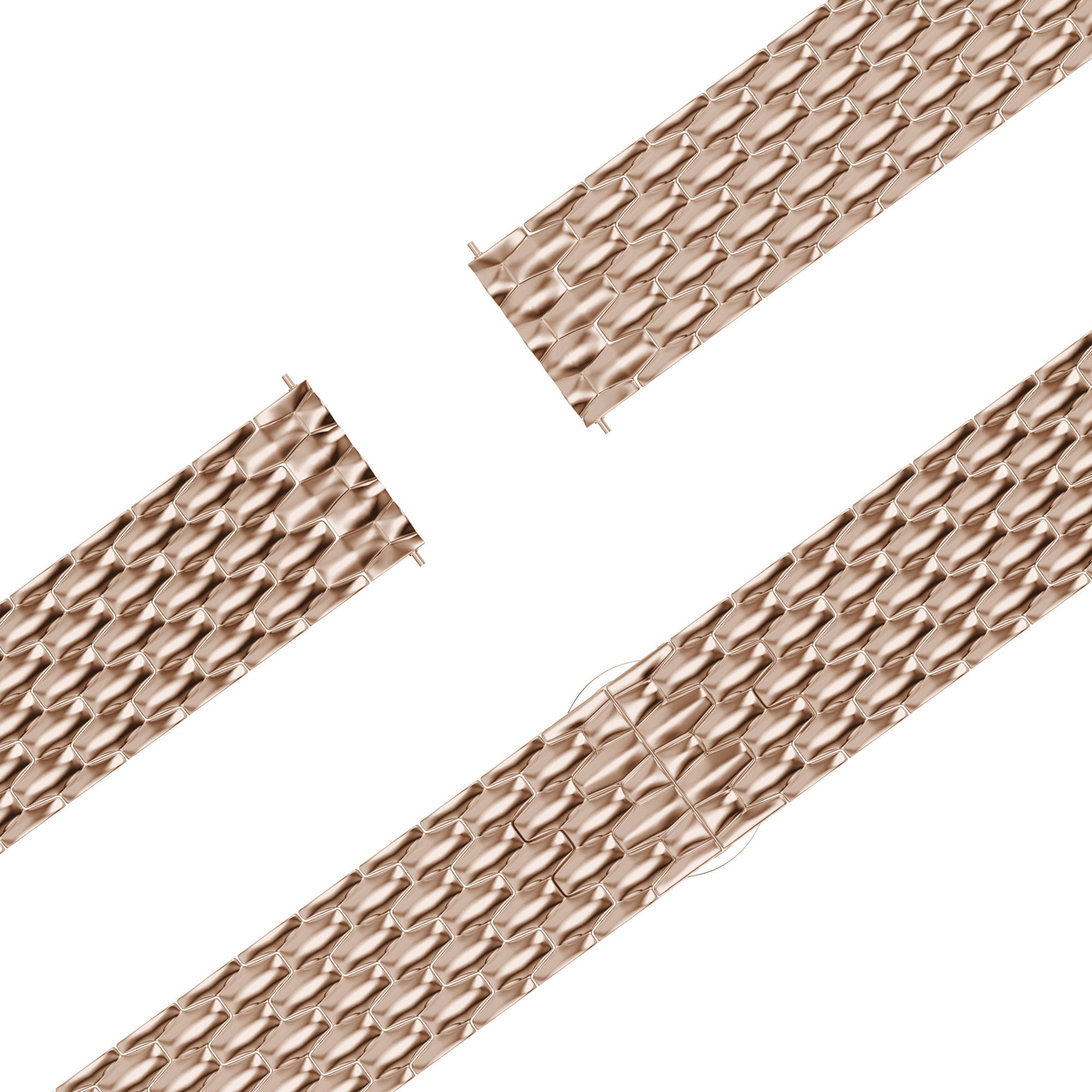 Bandz Bracelet acier 'Dragon' Garmin Approach S44 (rose or)