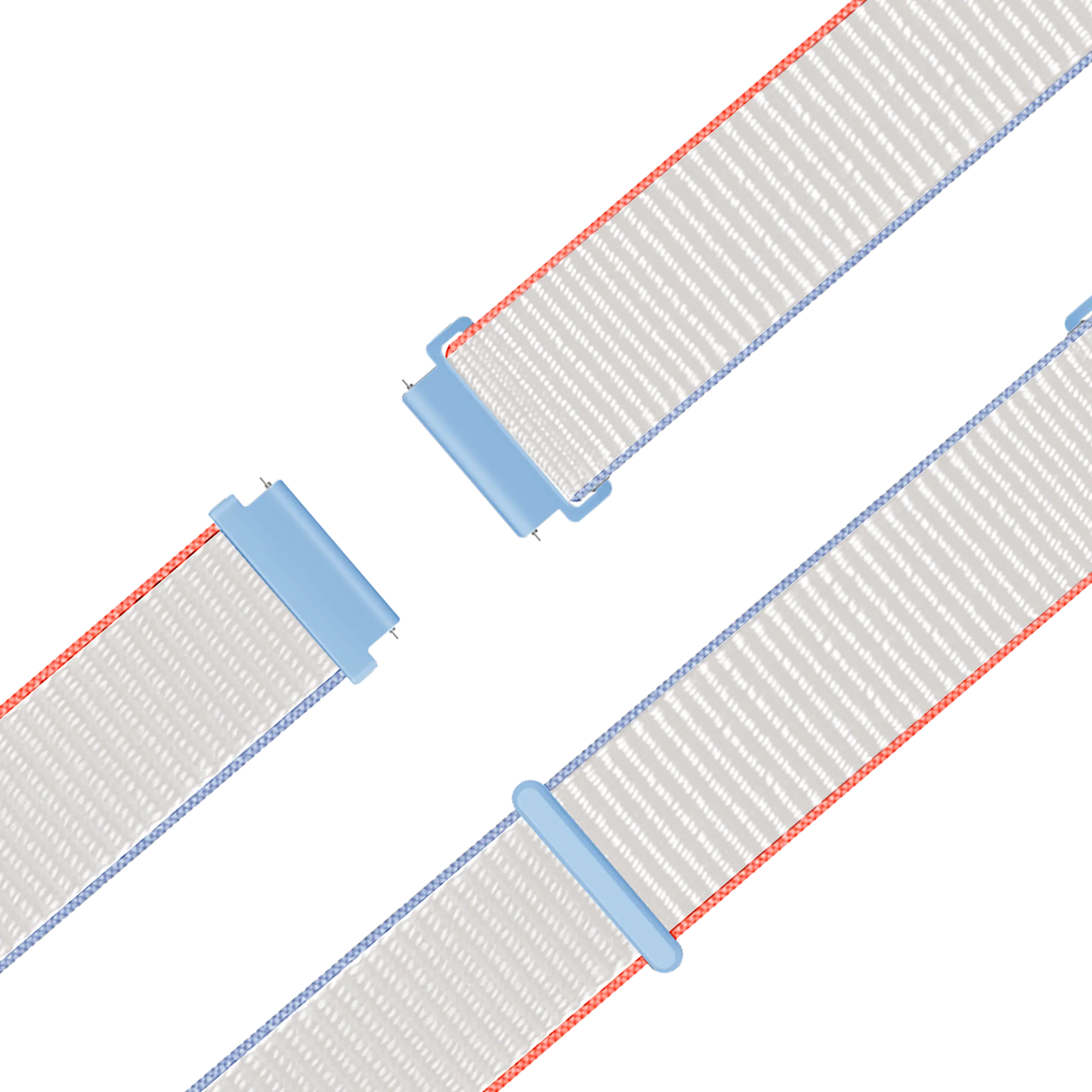 Bandz Bracelet nylon Loop Garmin Forerunner 265s (blanc lait)