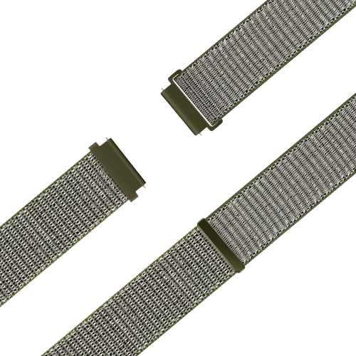 Bandz Bracelet nylon à boucle Garmin Forerunner 70 (vert olive)