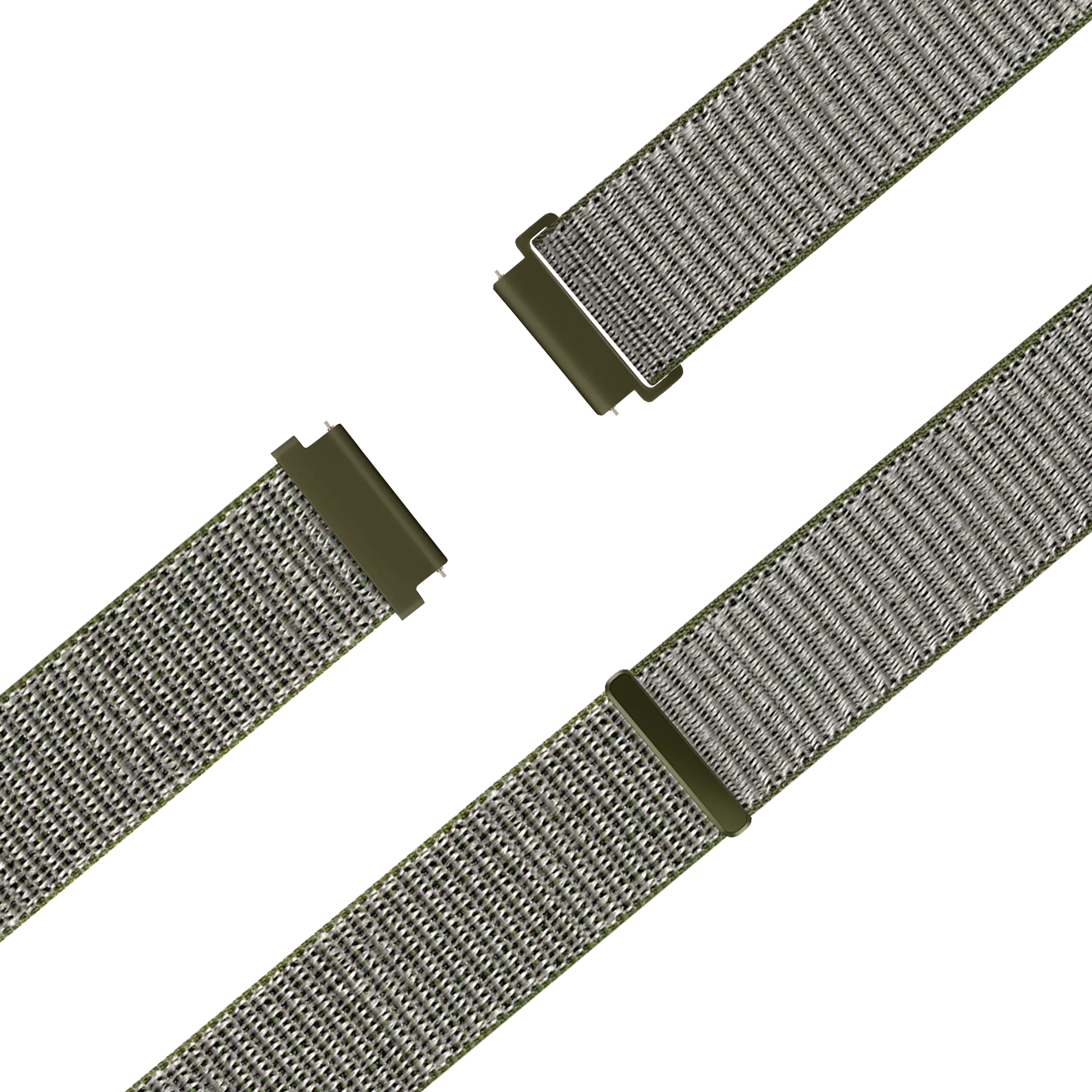 Bandz Bracelet nylon à boucle Garmin Forerunner 70 (vert olive)
