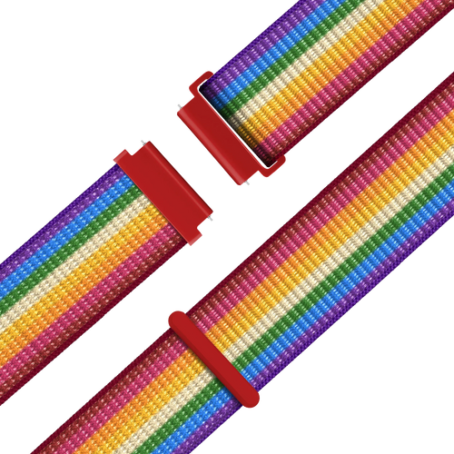 Bandz Bracelet nylon à boucle Garmin Forerunner 70 (arc-en-ciel)