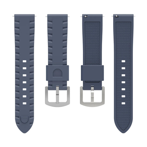 Bracelet silicone ondulé TicWatch Pro 5 Enduro (gris)