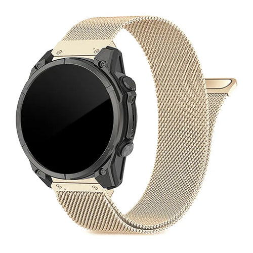Garmin Fenix 7s Premium Milanese Strap (Champagne)