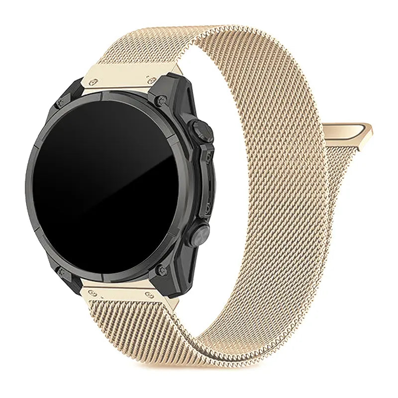 Garmin Fenix 7s Premium Milanese Strap (Champagne)