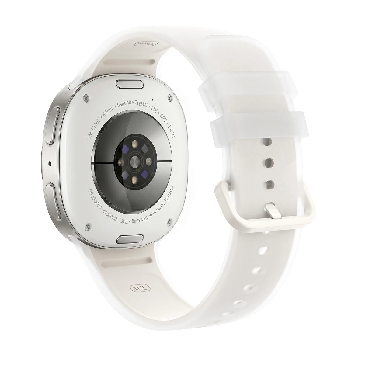 Samsung Galaxy Watch 9 - 40mm Jelly Silicone Strap (Cream)