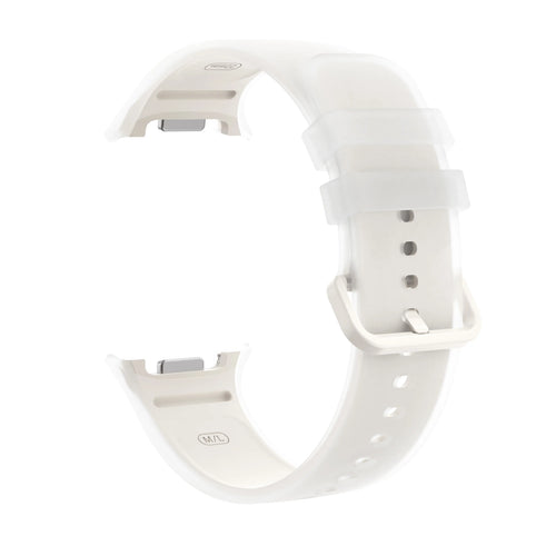 Bracelet silicone jelly Samsung Galaxy Watch 8 Classic (crème)