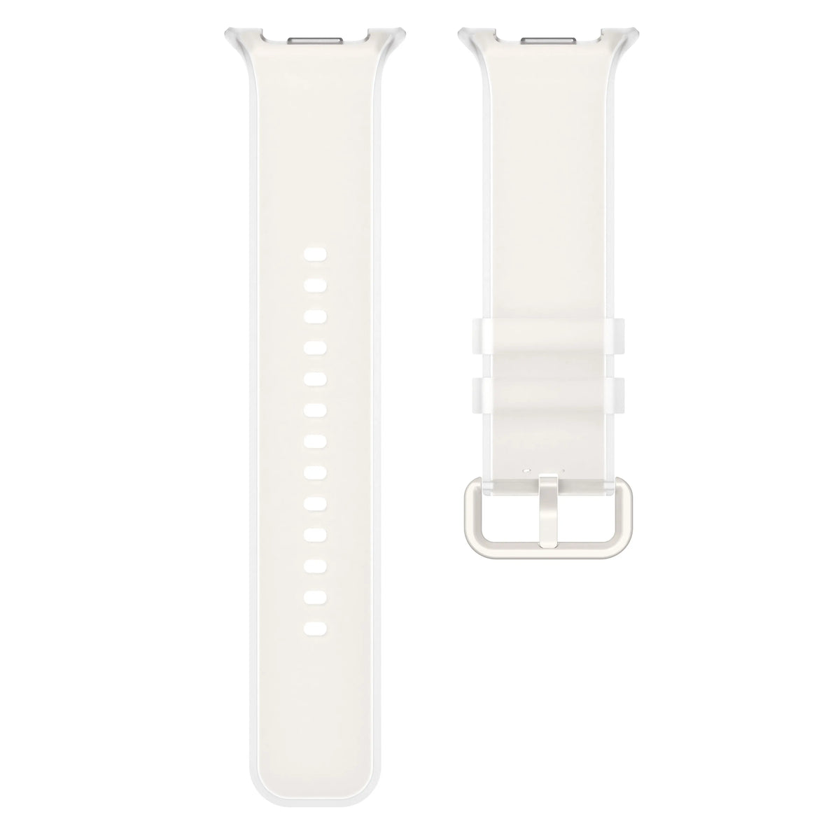 Bracelet silicone jelly Samsung Galaxy Watch 8 Classic (crème)