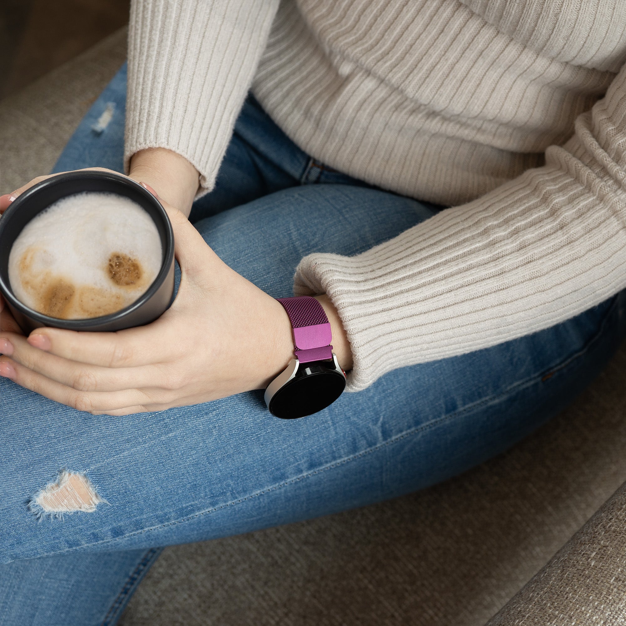 Bracelet Milanais Samsung Galaxy Watch 7 - 44mm (violet)