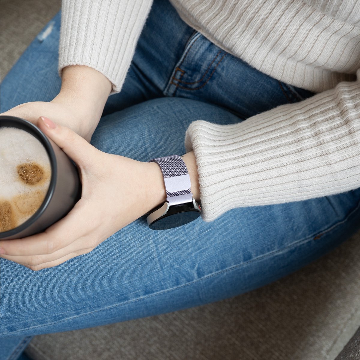 Bracelet milanais Samsung Galaxy Watch 6 - 44mm (lilas)