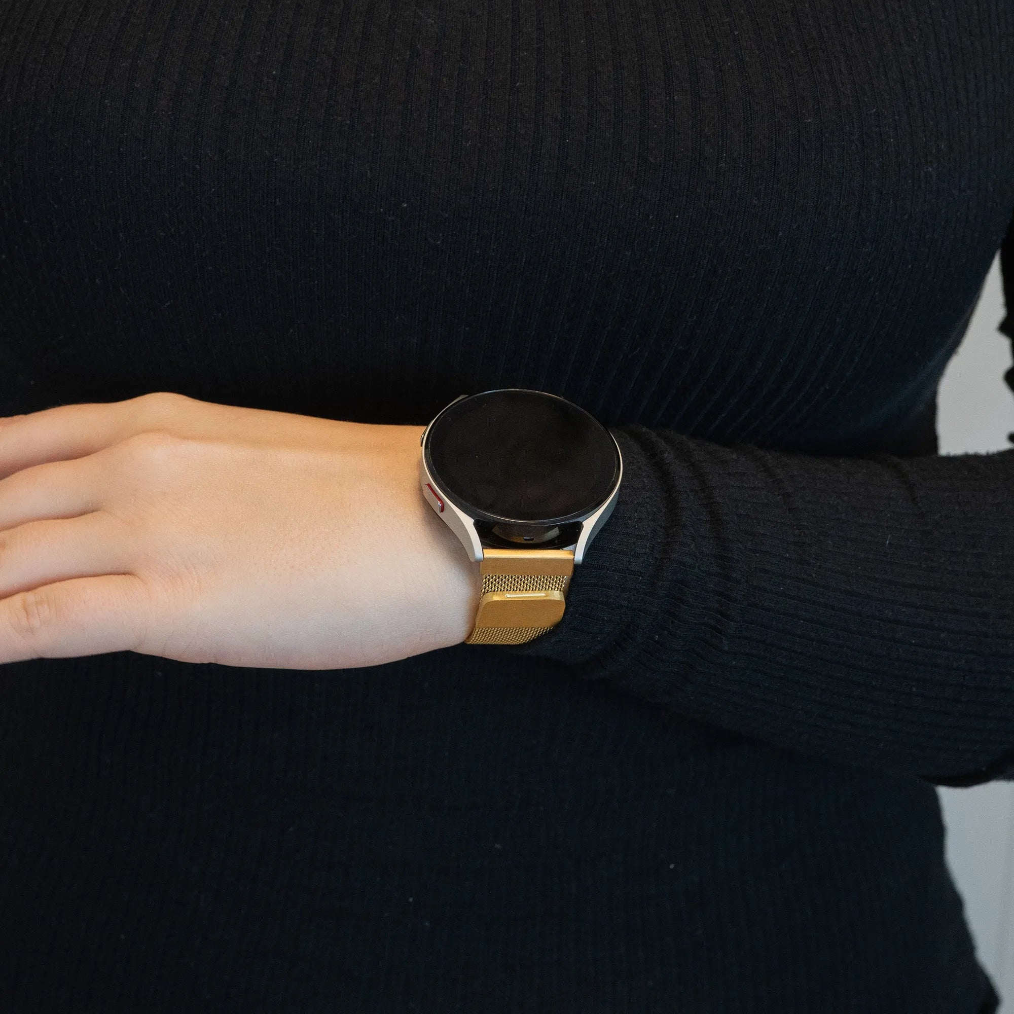 Bandz Gard Pro Health Smartwatch 3 - 41mm Milanese Loop Strap (Gold)