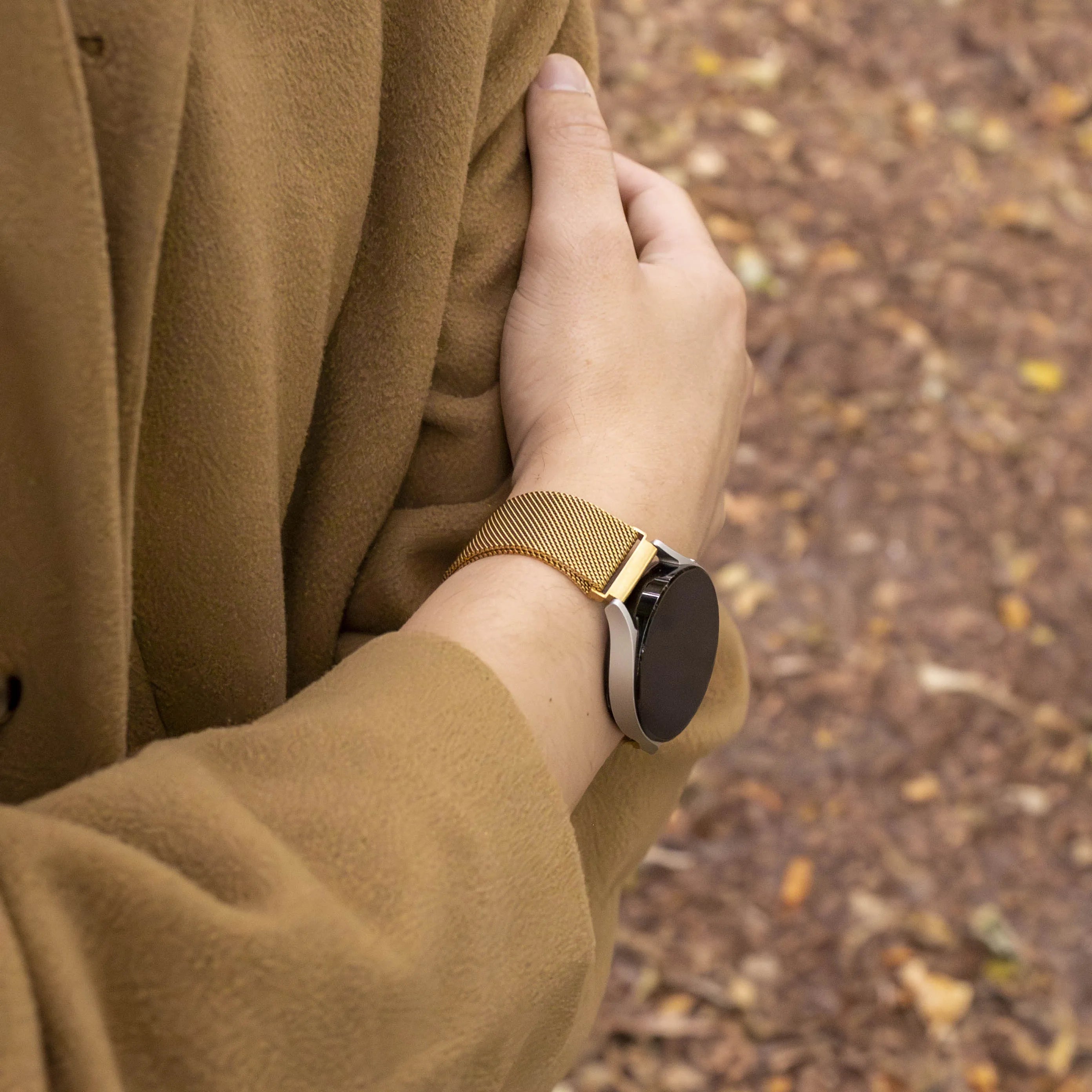 Bracelet Milanais Polar Pacer (or)