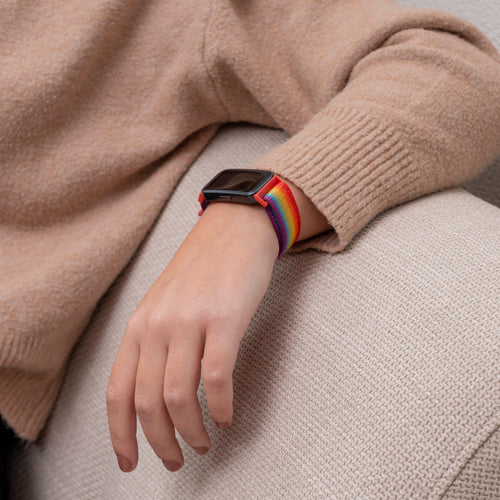 Bracelet nylon Huawei Band 9 (arc en ciel)