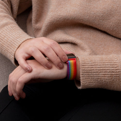 Bracelet nylon Huawei Band 9 (arc en ciel)