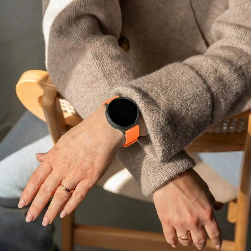 Bracelet silicone classique Garmin Venu SQ (orange) 