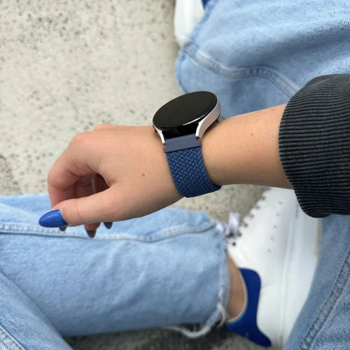 Bracelet tressé réglable Withings Steel HR Sport (bleu)