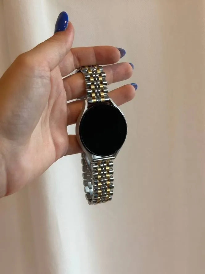 xoxo Wildhearts Amazfit GTS 3 Steel Strap (Silver/Gold)