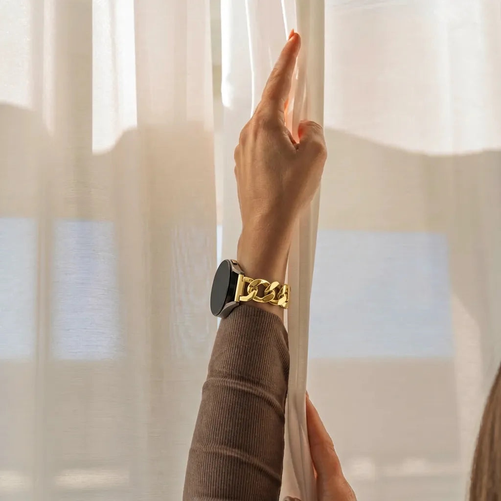 Bracelet chaîne acier Huawei Watch GT 3 42mm (or)