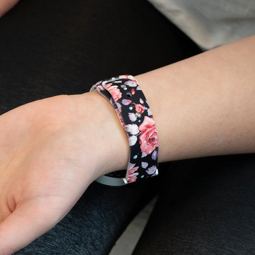 Bandz ICE Smart 3.0 Rectangular 1.78 Silicone Strap 'Flowers'