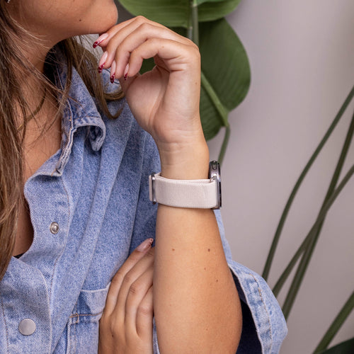 Samsung Galaxy Watch 9 - 40mm Elastic Strap (Starlight)