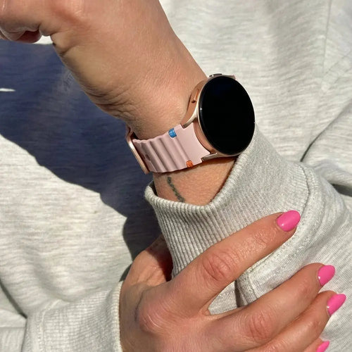 Bandz Bracelet Wave 'Easy Fit' Samsung Galaxy Watch 6 - 44mm (rose clair)