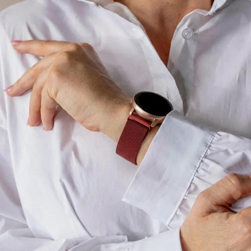 Bracelet Milanais Samsung Galaxy Watch 42mm (rouge)