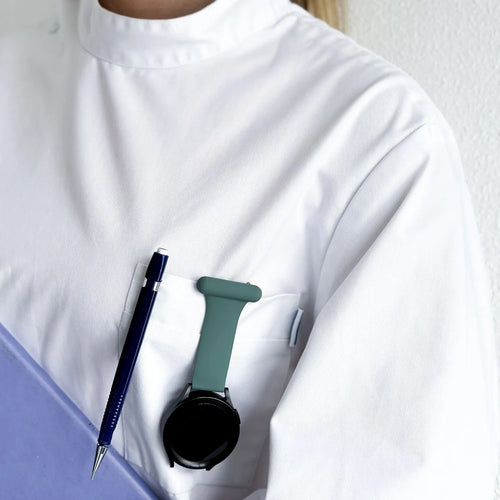 Silicone Nurse Fob, green, lifestyle photo